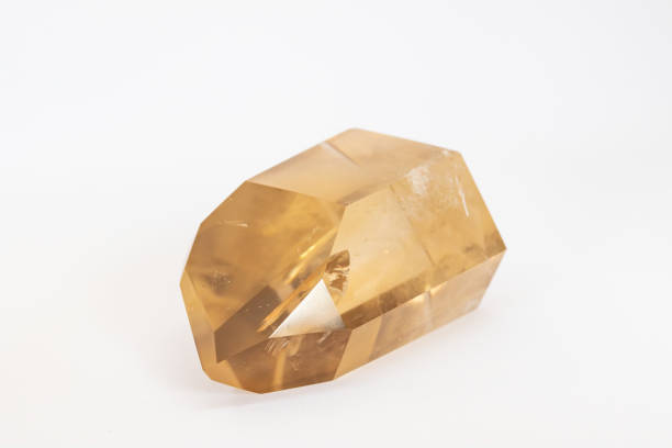 istock Citrine, power gemstone, on white background 1518903876