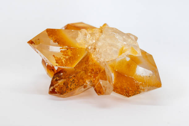 istock Tibetan Crystal, power gemstone, on white background 1518908147