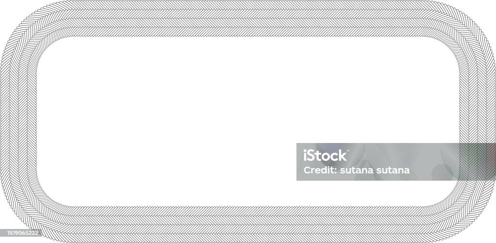 Chevron Rounded Edges Rounded Rectangular Chevron Frame With Copy Space Stock Illustration ...