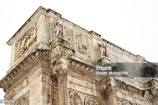 The Arch Of Constantine Von Schnee Stockfoto und mehr Bilder von Alt - Alt, Antiker Gegenstand, Architektur