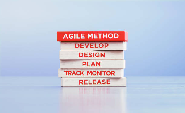 istock Agile Methodology Related Words Written Wood Blocks Sitting on Wood Surface in Front a Defocused Background 1519078384