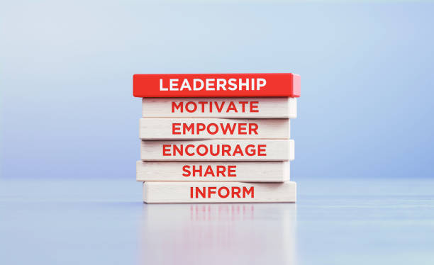 istock Leadership Related Words Written Wood Blocks Sitting on Wood Surface in Front a Defocused Background 1519079421