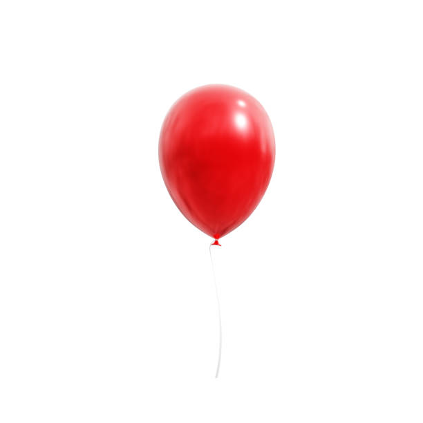 istock red balloon isolated on white, 3d rendering of red balloon 1519084583