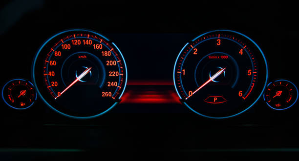 istock Closeup of car dashboard 1519102583