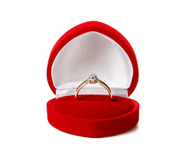 Photo of proposal ring