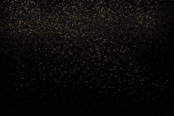 istock Falling glitter gold particles sparkles. Golden sparkling magical dust. 1519140568