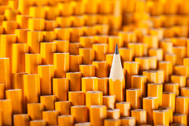 Standing out stock photo