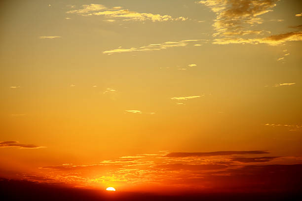 summer sunset stock photo