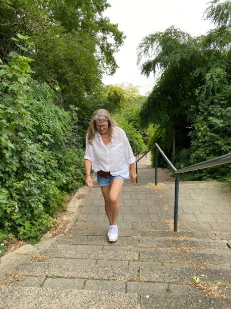 istock Walking beautiful senior Woman 1519183732