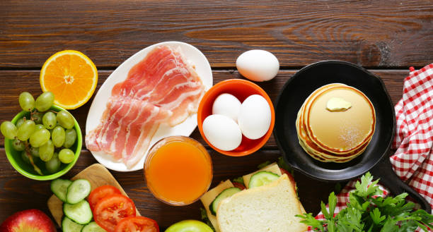 istock American breakfast fried eggs with beans and bacon 1519188556