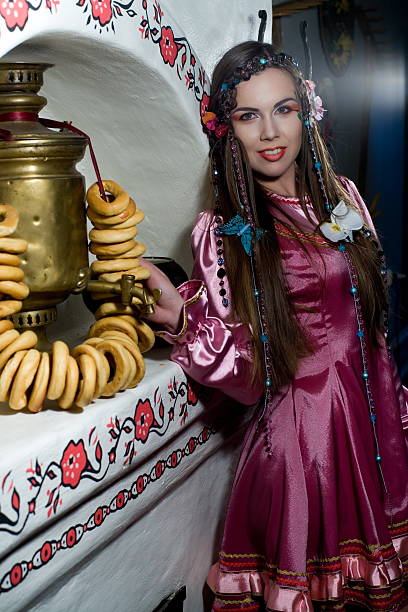 istock young girl in a Russian house 151919956
