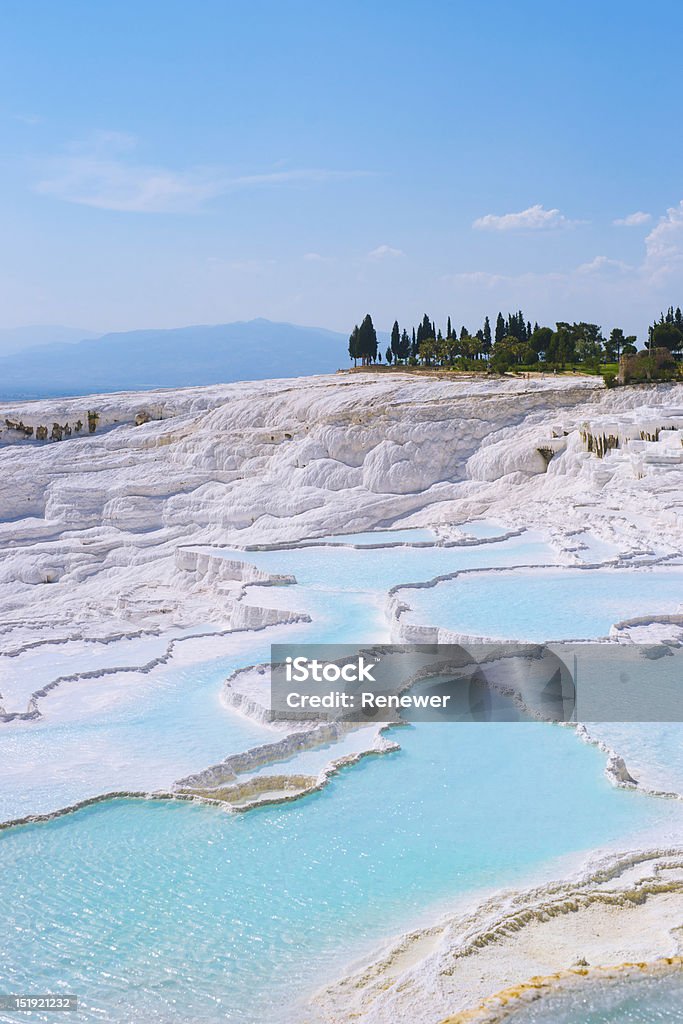 Travertines en Pamukkale, Turquía - Foto de stock de Pamukkale libre de derechos