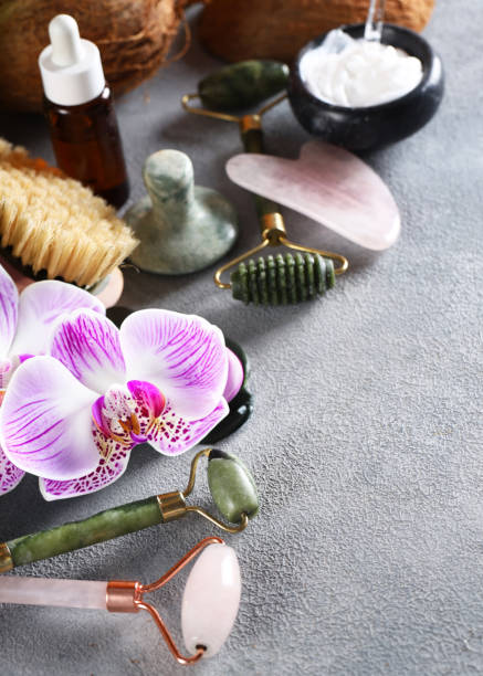 istock spa concept gua sha massage body and face care 1519214142