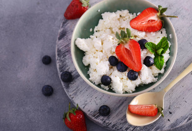 istock cottage cheese with fresh berries for breakfast 1519215343