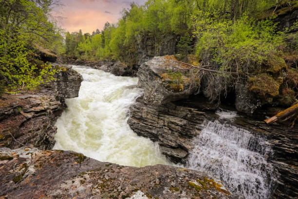 istock Waterfall Slettafossen in the river Rauma, Norway 1519216315