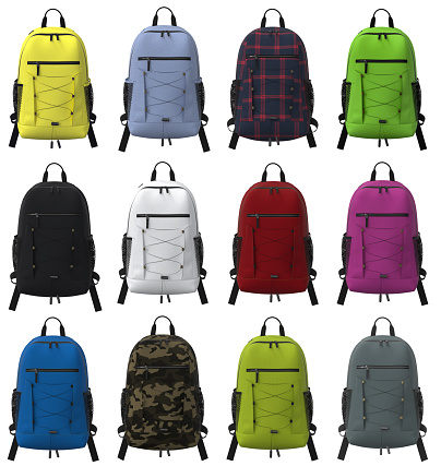 Backpack. Isolated. School Backpack