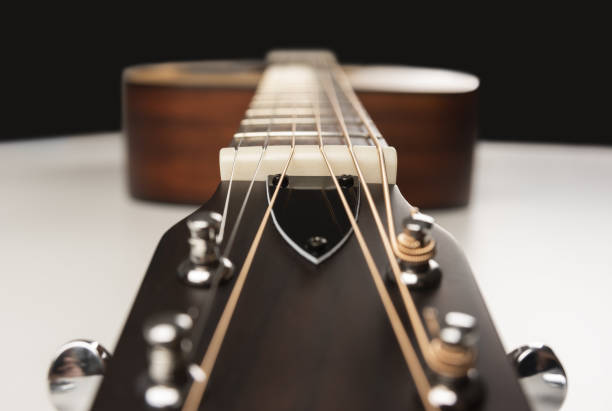 istock Traditional spruce and mahogany acoustic guitar 1519287765