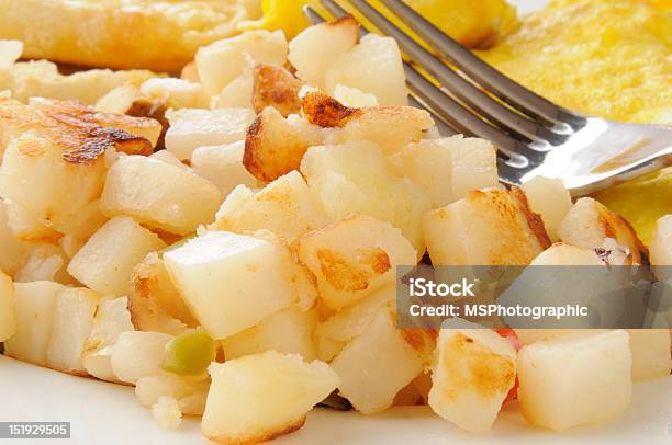 Patatas Obrian Foto de stock y más banco de imágenes de Alimento - Alimento, Cebolla, Cubo - Forma geométrica