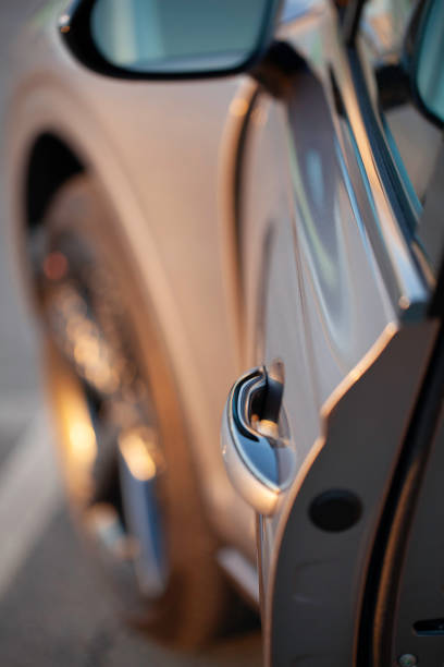 istock Open Door on Luxury Vehicle 1519295503