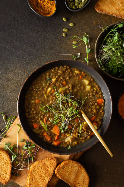 istock Healthy lentil soup 1519296568