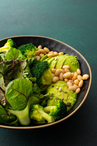 istock Salad with beans, avocado and broccoli 1519296585