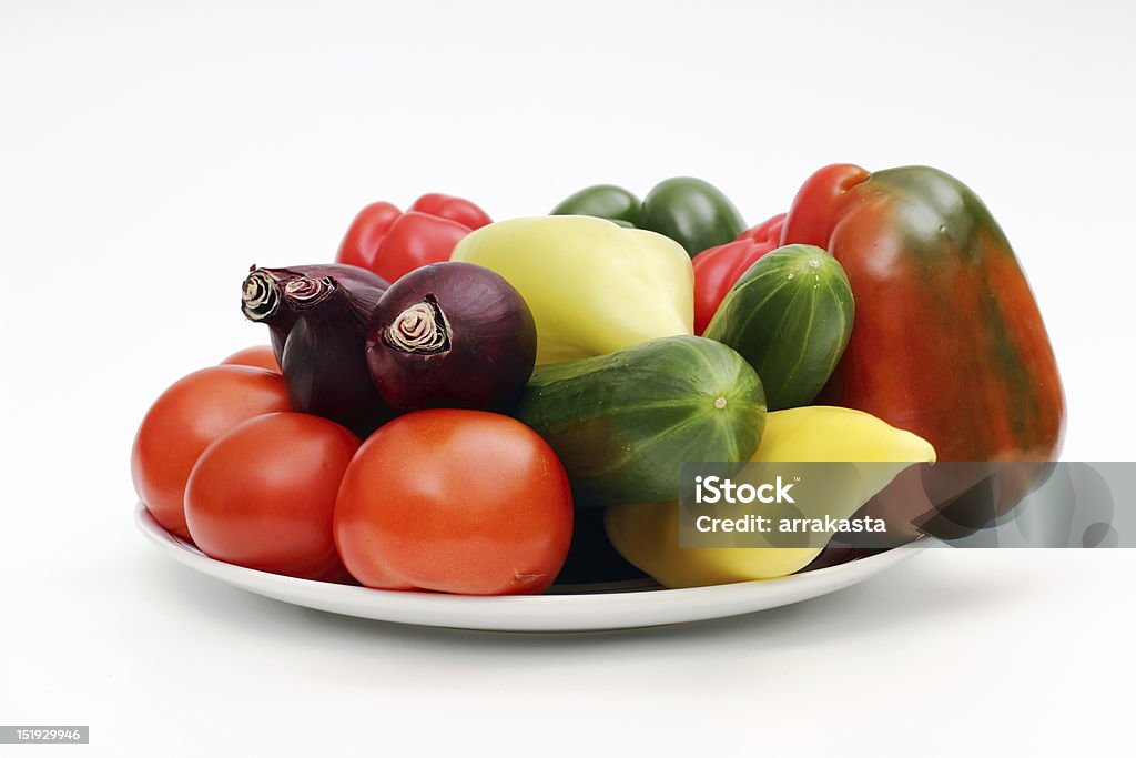 Légumes sur la plaque. - Photo de Brassicaceae libre de droits