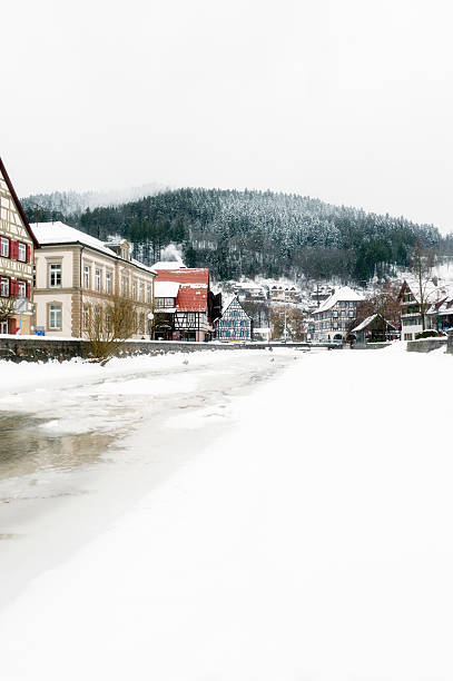 The town called Schiltach in the famous black forest, Southern Germany, center schiltach, the river schiltach