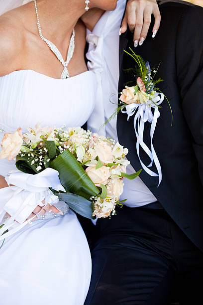 istock Wedding peach-coloured bouquet 151931227