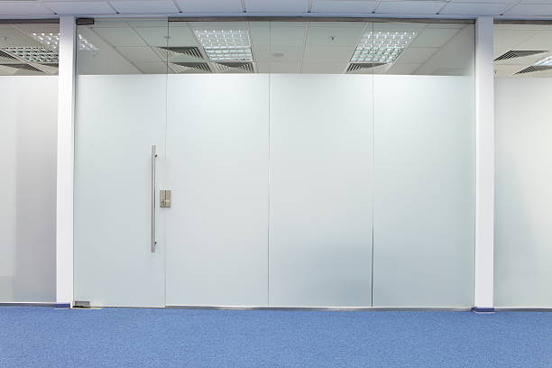 istock Office glass door main entrance 151932673