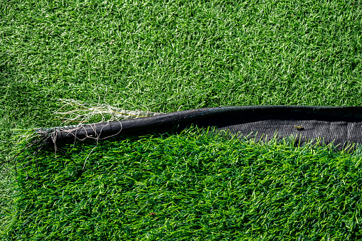 Artificial grass are made by polyethylene or nylon, convenient and it does not require much maintenance.