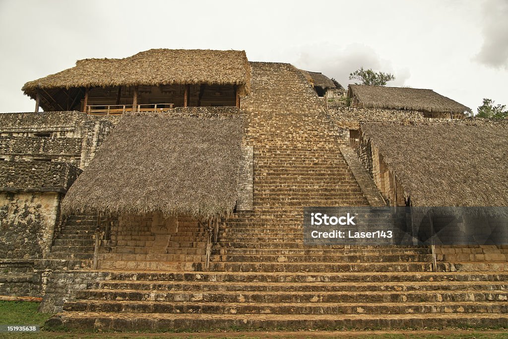 Principais piramid de Ek Balam. - Royalty-free América Latina Foto de stock