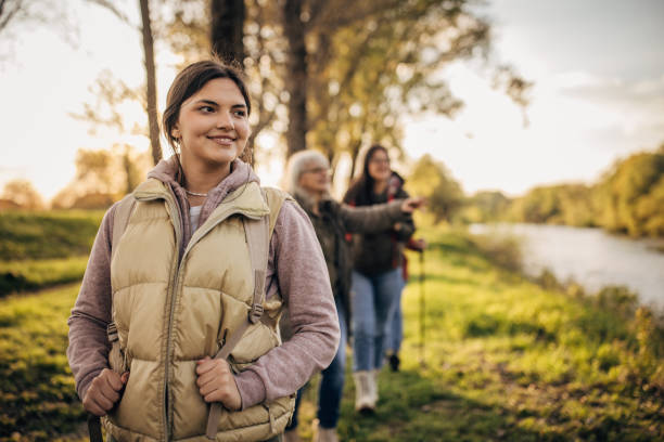 istock Family taking a walk in nature 1519363928