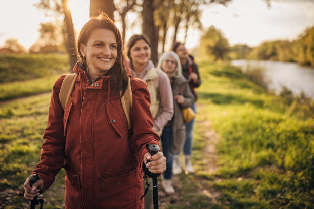 istock Family taking a walk in nature 1519366575