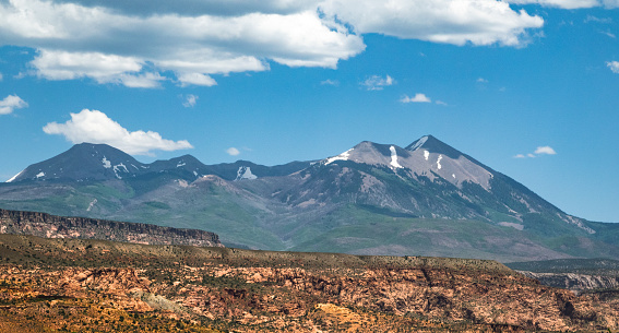 La Sal Mountains near Moab, Utah.