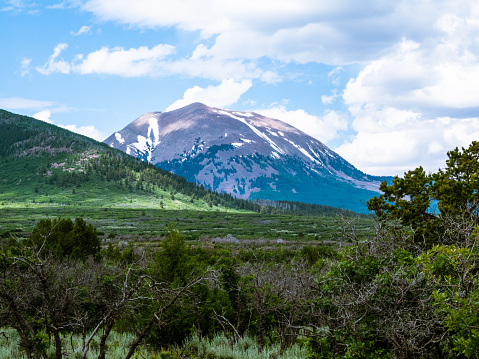 La Sal Mountains near Moab, Utah.