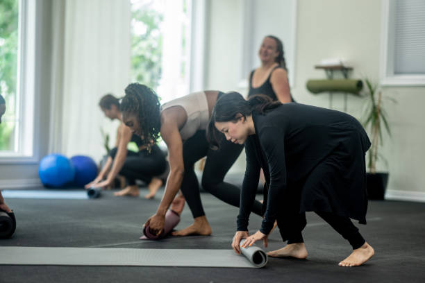 istock Leaving Fitness Class 1519367645