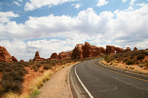 istock Desert road in Arches National Park 151936941