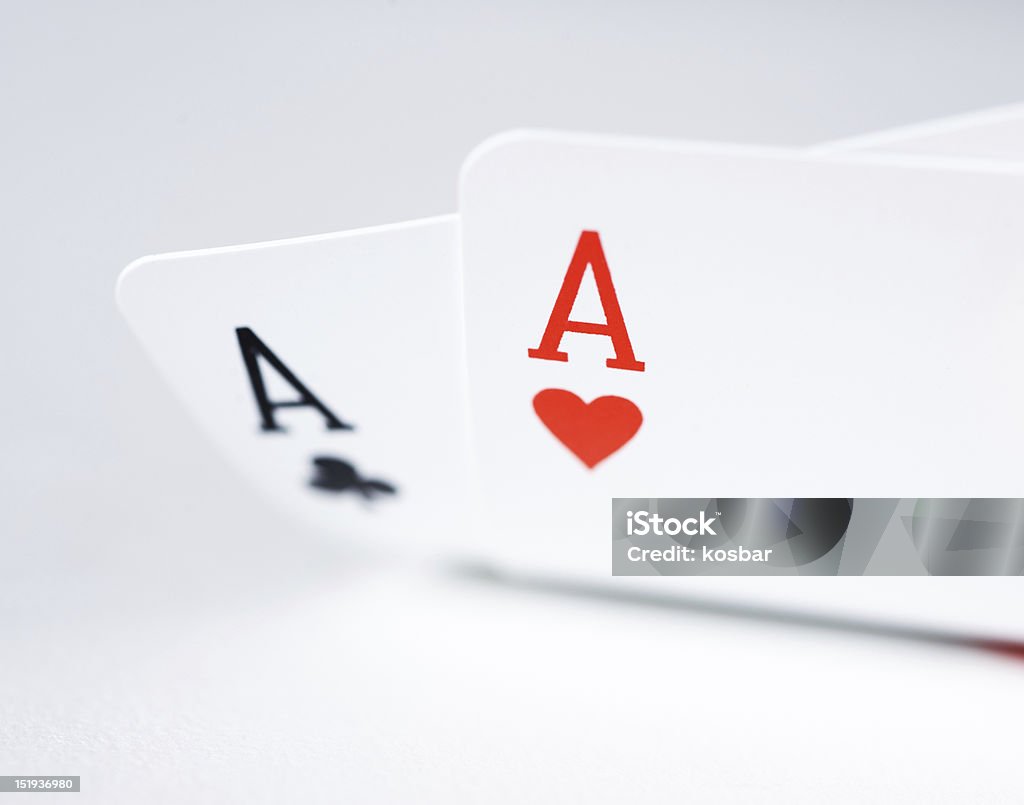 Aces Two aces close up Ace Stock Photo