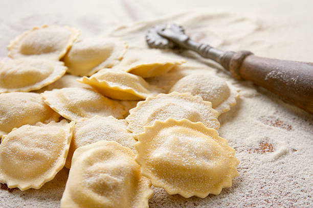 istock Uncooked homemade ravioli 151937033