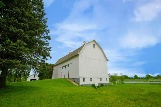 istock Old White Barn-Northern Indiana 1519455917