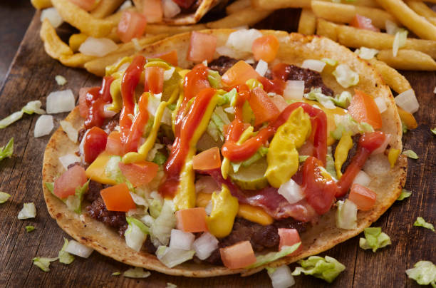 istock The Viral Smash Bacon Cheese Burger Taco 1519487221