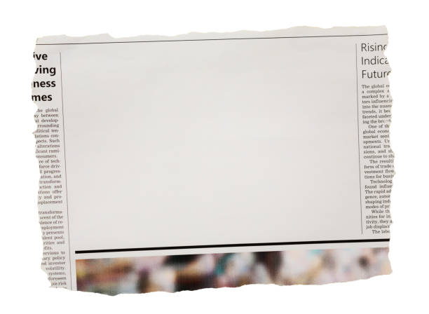 istock Business newspaper clipping with blank space for your copy 1519534902