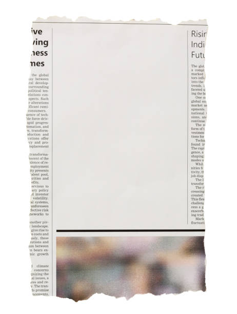 istock Business newspaper clipping with blank space for your copy 1519535942