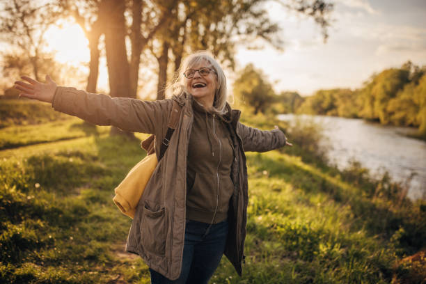 istock Senior woman in nature 1519554971