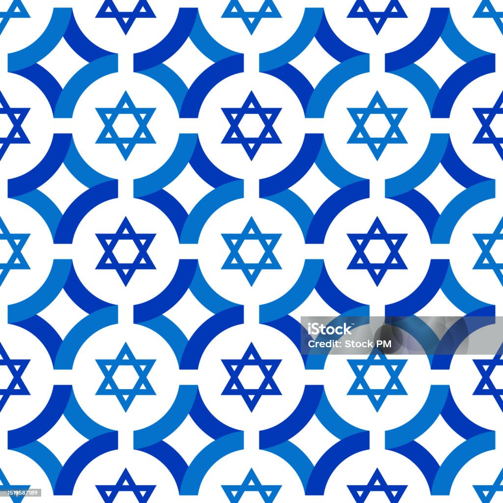 Israeli Flag Pattern Israeli Flag Pattern Tracery Deisgn Star Background Vector Illustration ...