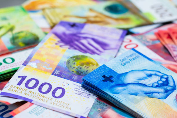 istock Swiss currency for exchange 1519628804