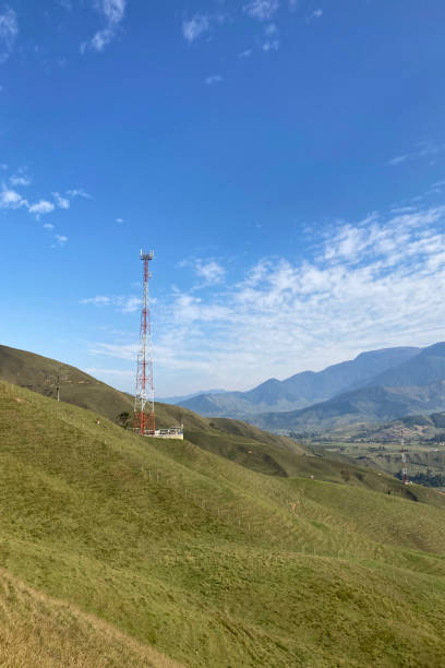 istock Telecommunication antennas on a mountain 1519676847