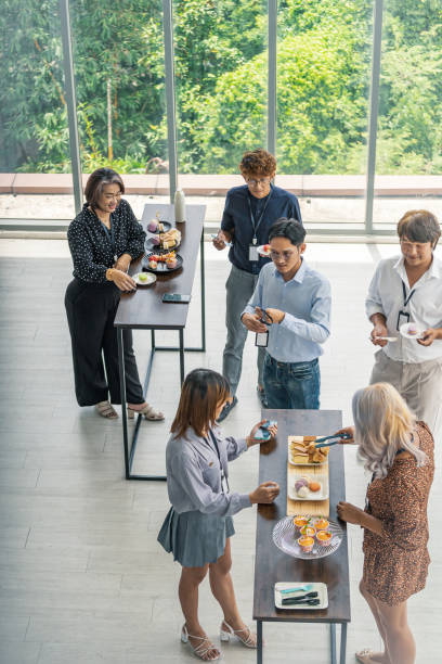 istock Business People Having a snack and dessert during the break 1519719525