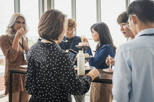 istock Business People Having a snack and dessert during the break 1519720093