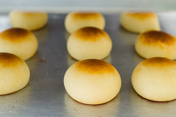 istock Almojabanas baked on a baking sheet 1519721653